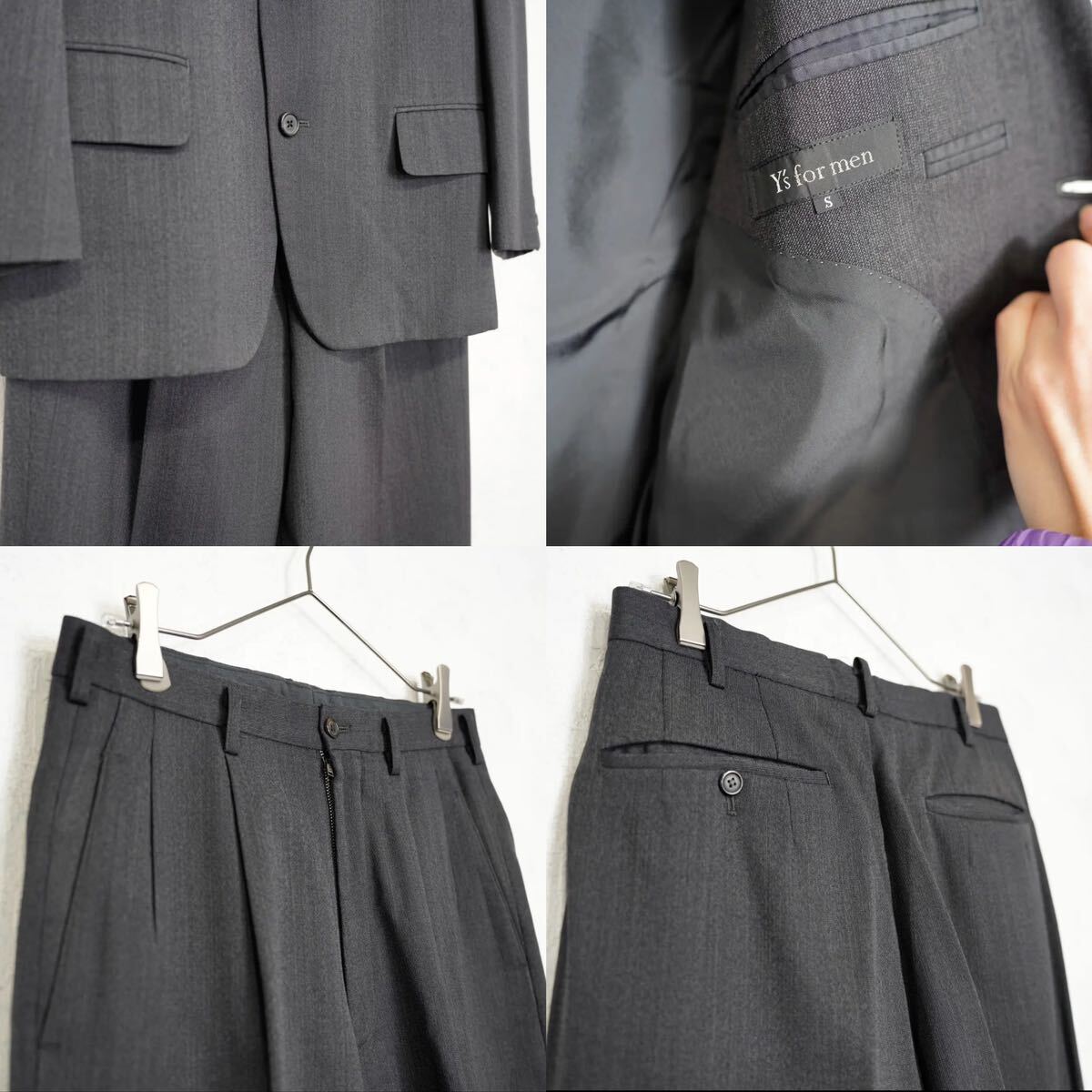 Y's for men YOHJI YAMAMOTO 3B DESIGN WOOL SET UP SUIT/ワイズ Y's for men YOHJI YAMAMOTO 3B DESIGN WOOL SET UP SUIT/ワイズ