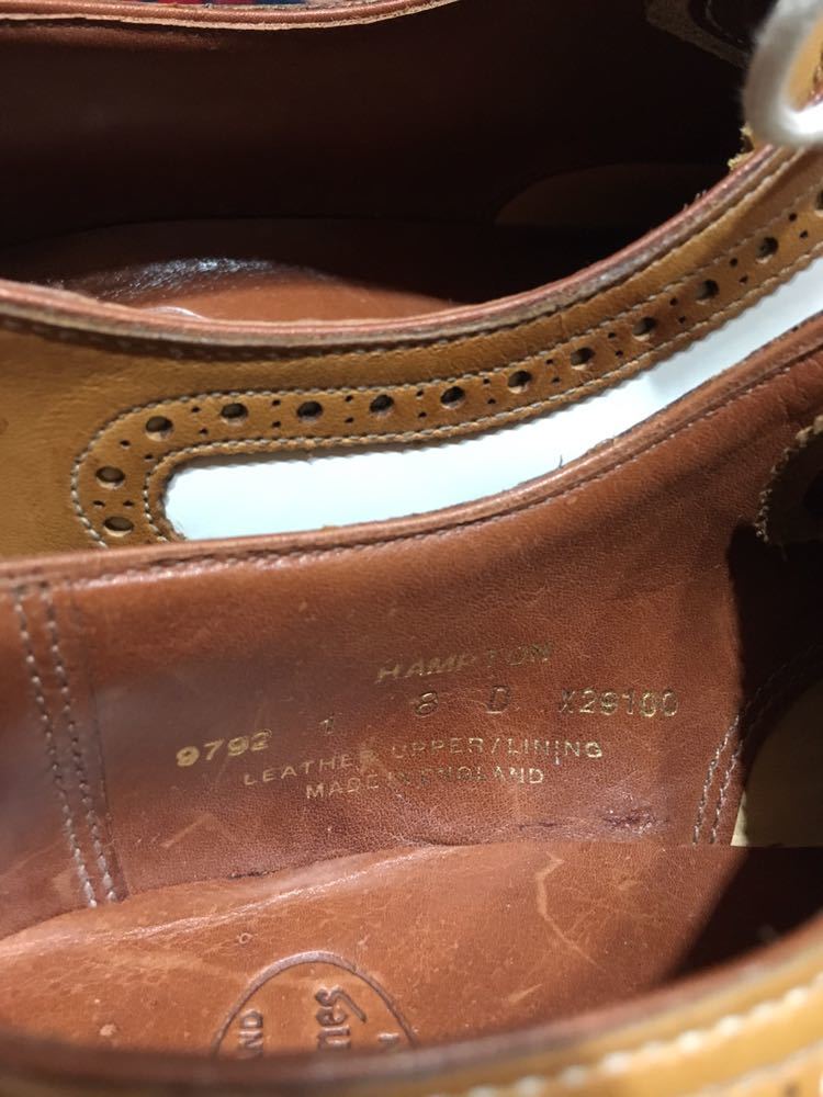 新品未使用Crockett&Jones HAND GRADE HAMPTON/クロケット&ジョーンズ