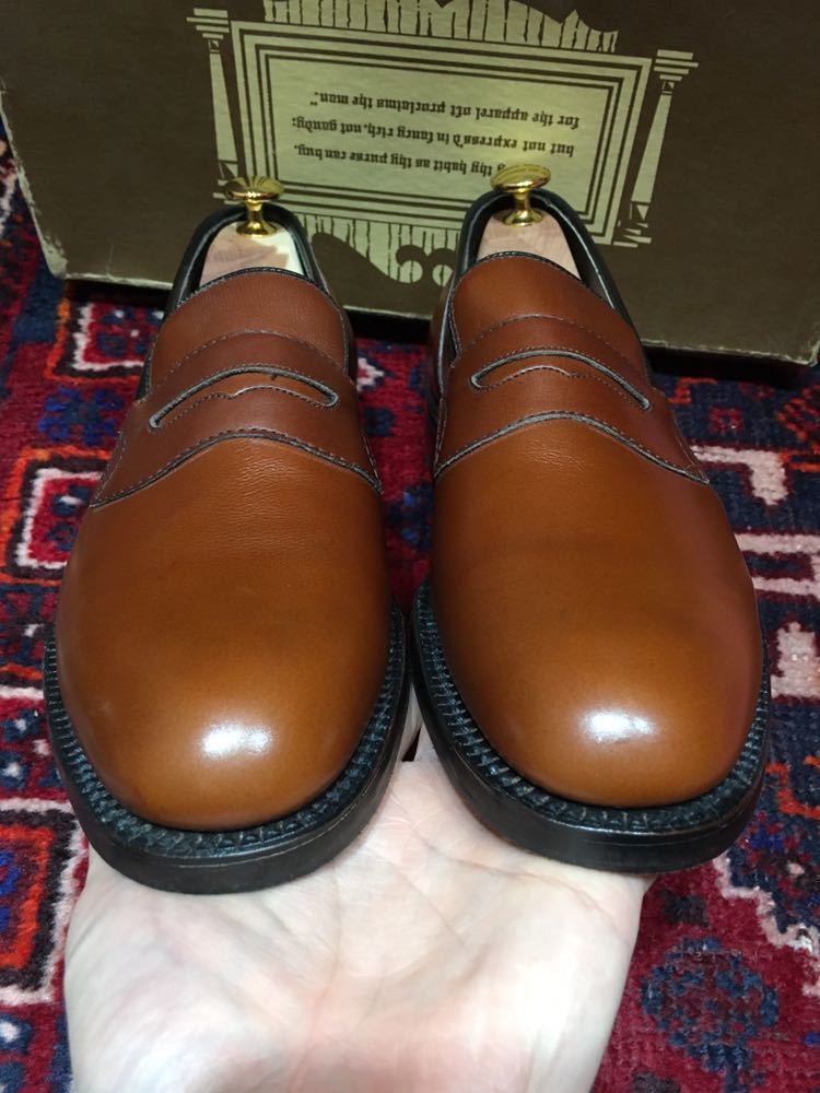 COLE HAAN デッドストック60‘s～70’sヴィンテージコールハーンインペリアルグレードレザーコインローファー_画像3