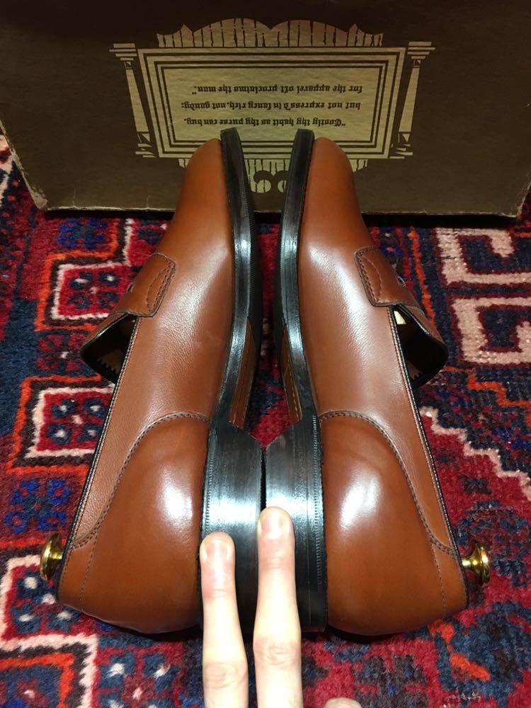 COLE HAAN デッドストック60‘s～70’sヴィンテージコールハーンインペリアルグレードレザーコインローファー_画像5