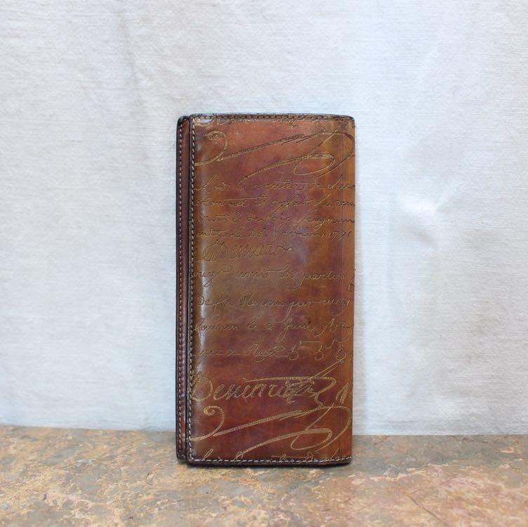 Berluti CALLIGRAPHY LEATHER WALLET MADE IN ITALY/ベルルッティカリグラフィレザー財布