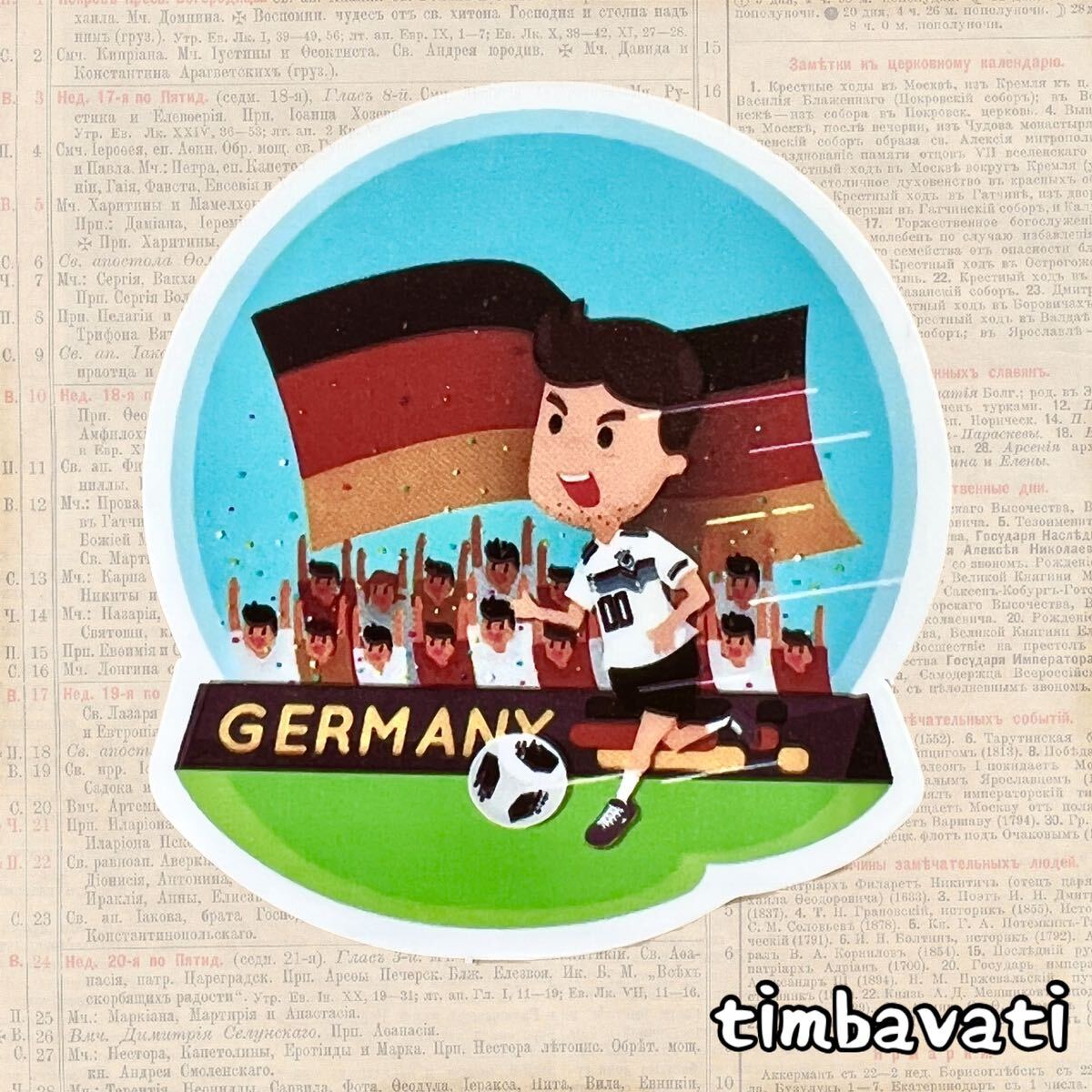 新品【ドイツ】 Germany　ステッカー　2560_画像1