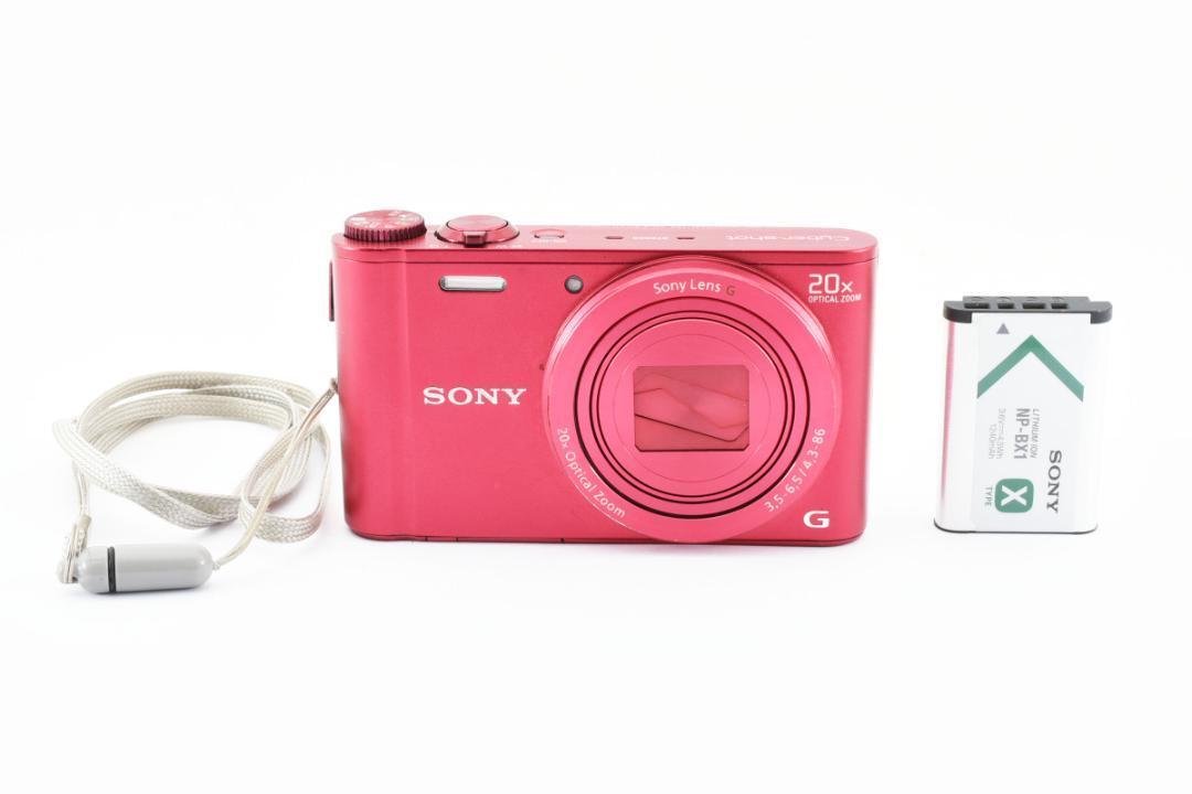 【90】美品 SONY ソニー Cyber-shot DSC-WX300 サイバーショット ピンク コンパクトデジタルカメラ
