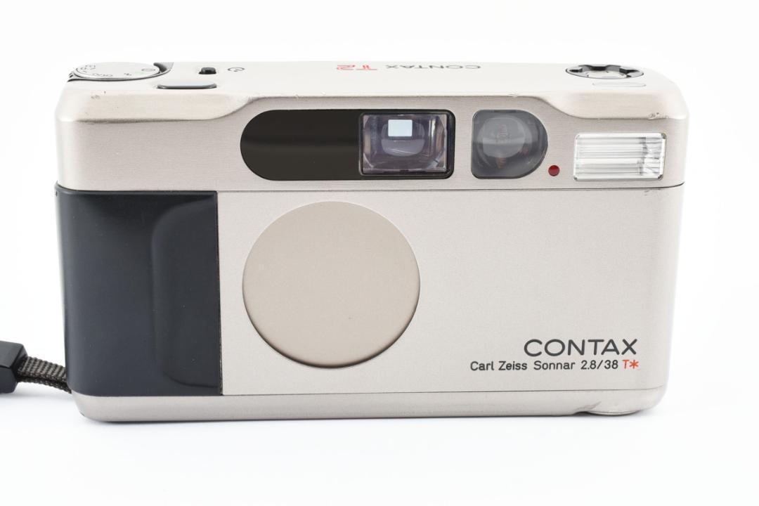 【95】美品 CONTAX コンタックス T2 Carl Zeiss カールツァイス チタン コンパクトフィルムカメラ_画像2