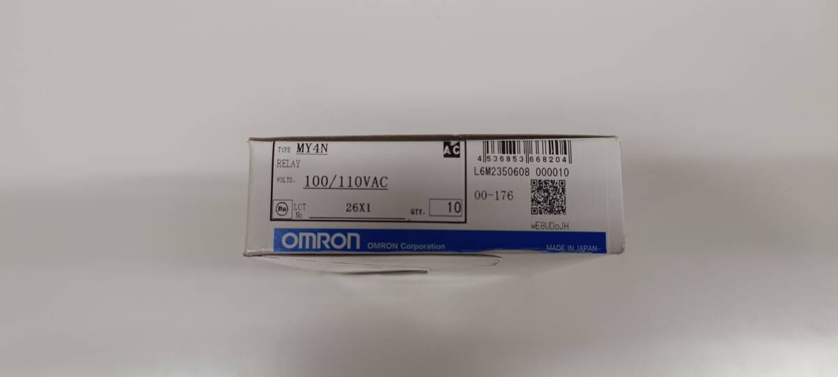 OMRON オムロン ミニパワーリレー MY4N AC100/110 8個_画像1