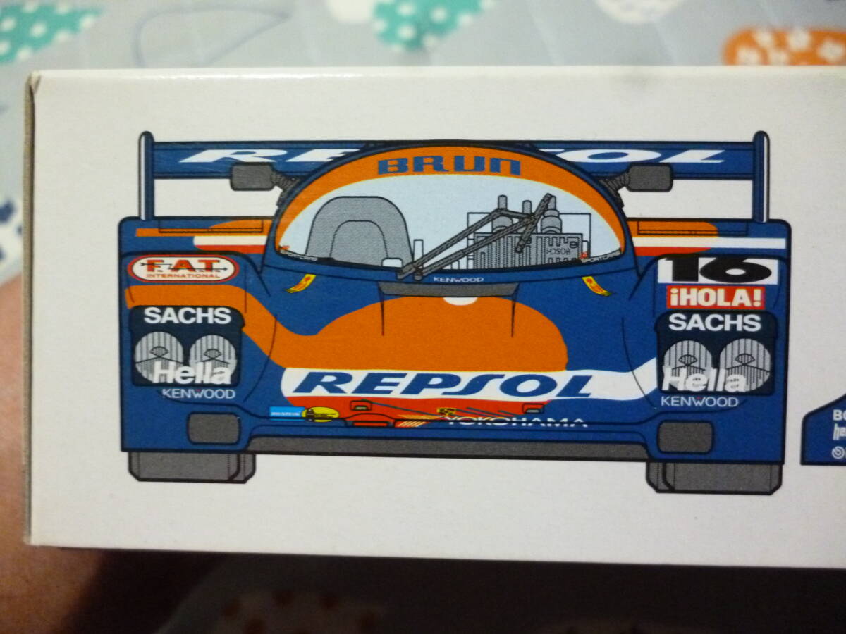 ☆彡未組立保管品　1/24タミヤ　ポルシェ962C　レプソルカラー　PORSCHE　962C　REPSOL　絶版_パッケージ紹介