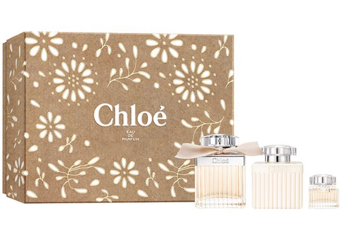 送料無料☆新品 chloe クロエ オードパルファム75mlホリデーセット 香水3点ギフトセット 正規品 匿名配送