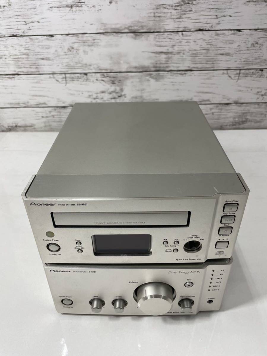 Pioneer パイオニア　●ステレオアンプ ・A-N701 ス●テレオCDチューナー・PD-N901 2点セット　取説、リモコン付、付属品有_画像4