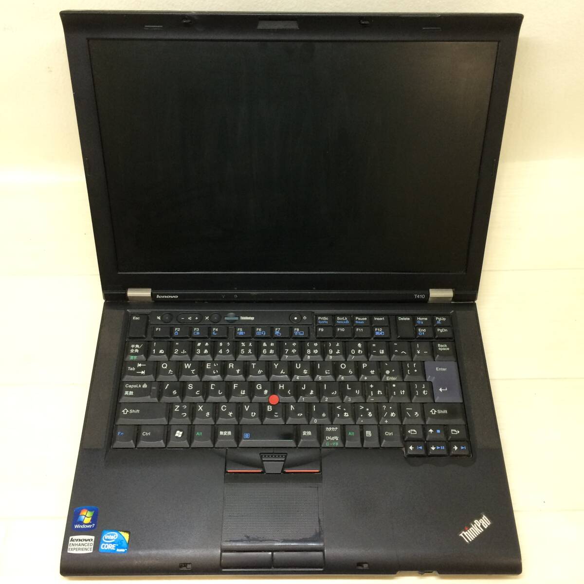 ☆Lenovo レノボ ThinkPad T410 2516-CTO CPU Core i5 メモリ有り HDD無し Win7 シール有 PC ノートパソコン 動作未確認 ジャンク☆G80919_画像2