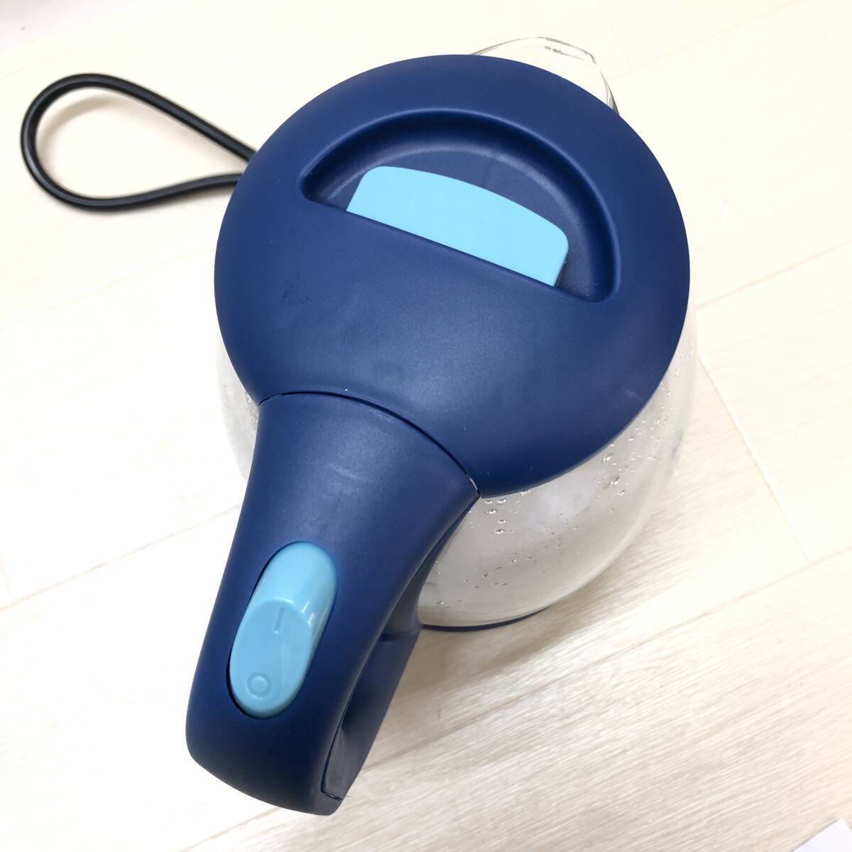 !marie claire Mali * clair MC-713L AquaGlass electric kettle hot water dispenser 1.2L blue operation goods secondhand goods!K23003