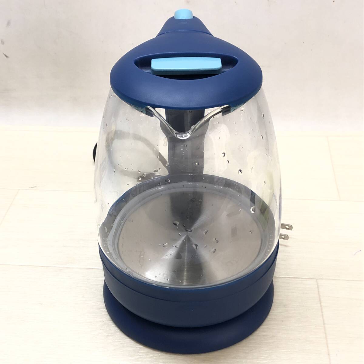 !marie claire Mali * clair MC-713L AquaGlass electric kettle hot water dispenser 1.2L blue operation goods secondhand goods!K23003