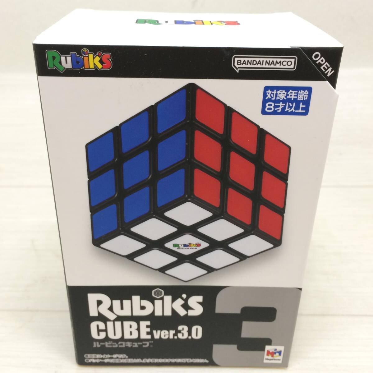 ☆未開封 BANDAI NAMCO バンダイ Rubiks CUBE ver.3.0 ルービックキューブ 公式 メガハウス 立体パズル 知育玩具 おもちゃ 現状品☆K80984の画像2