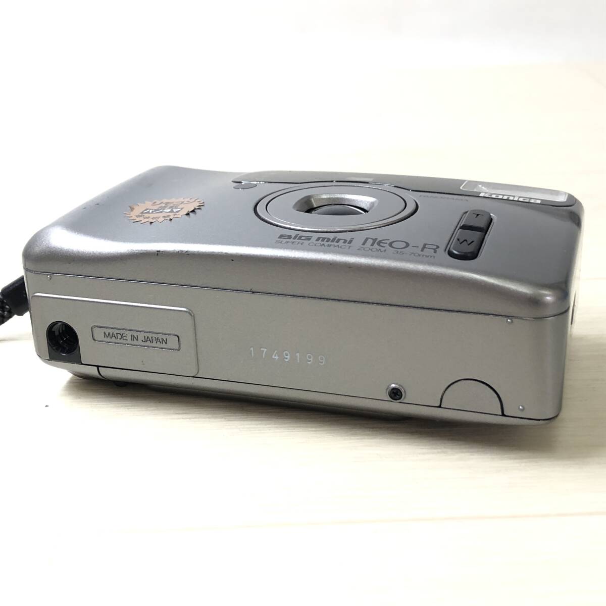 ♪Konica コニカ コンパクトカメラ BIGmini NEO-R SUPER COMPACT ZOOM 35-70mm 動作未確認 ジャンク品♪K23106の画像5