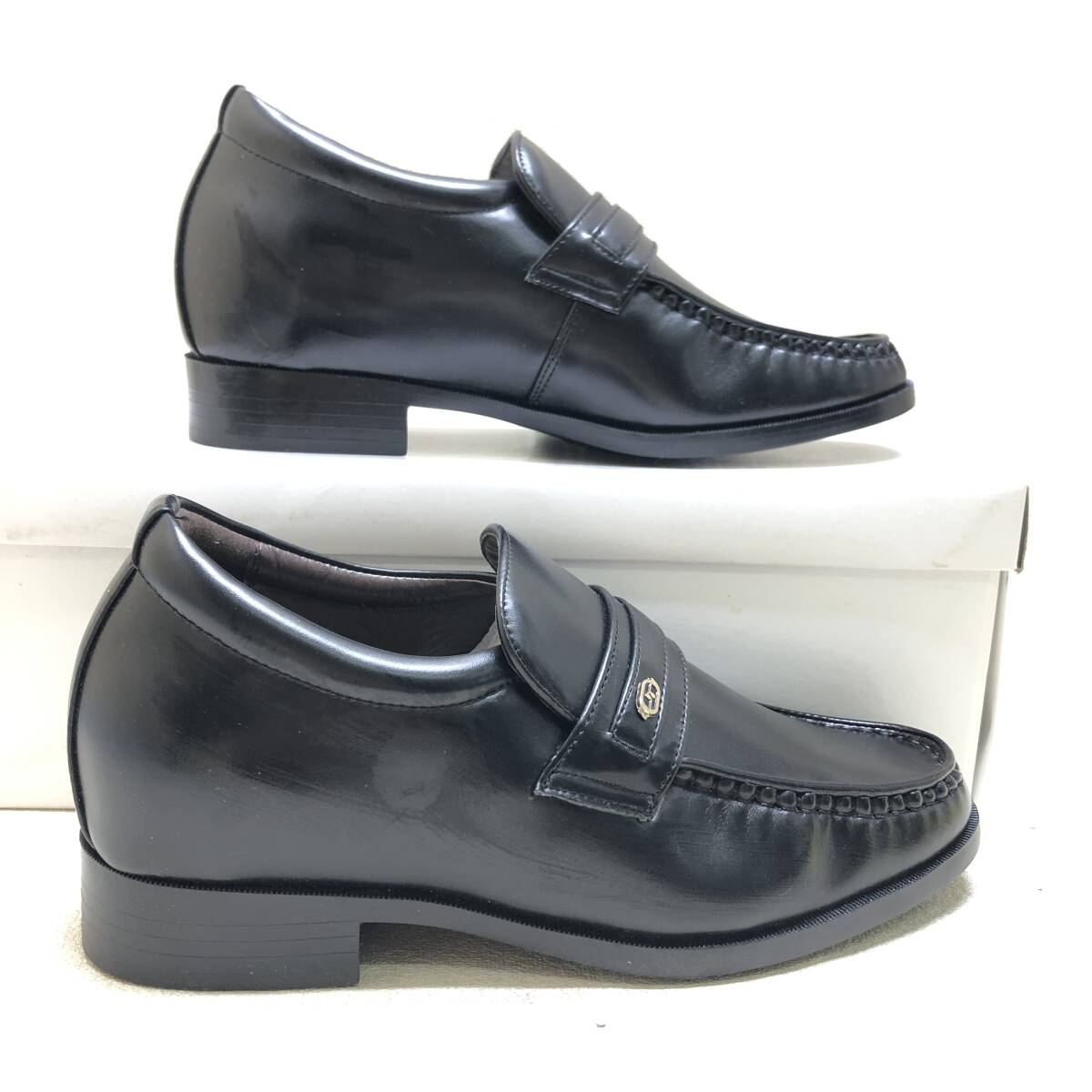 ★未使用品 DH XILIYA SHOES シリア 革靴 靴 ブラック サイズ24EEE ビジネス シューズ メンズ ファッション アパレル★K01462_画像5