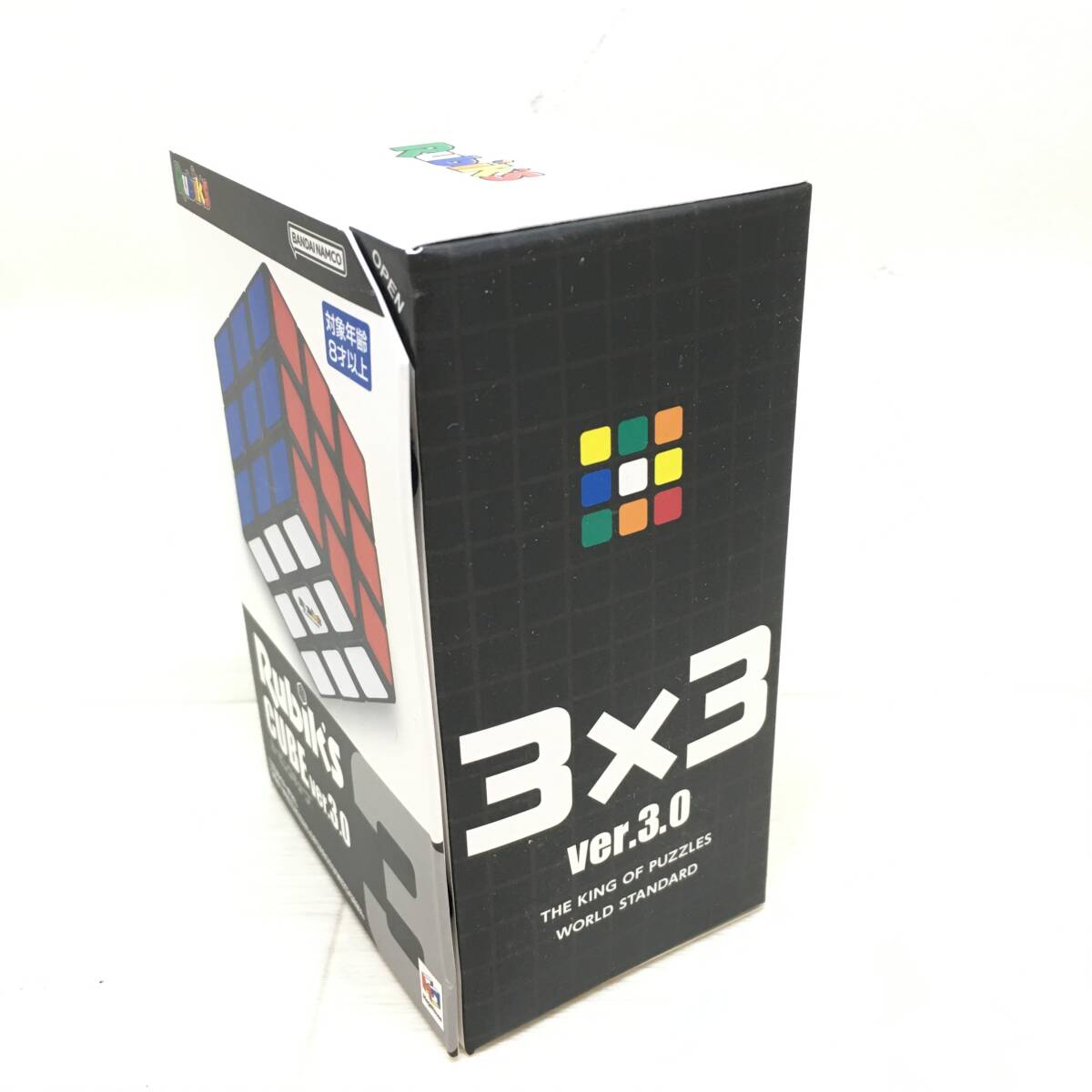 Σ未開封 BANDAI NAMCO バンダイ Rubiks CUBE ルービックキューブ ver.3.0 立体パズル おもちゃ 知育玩具 カラフル 現状品ΣK52482_画像3
