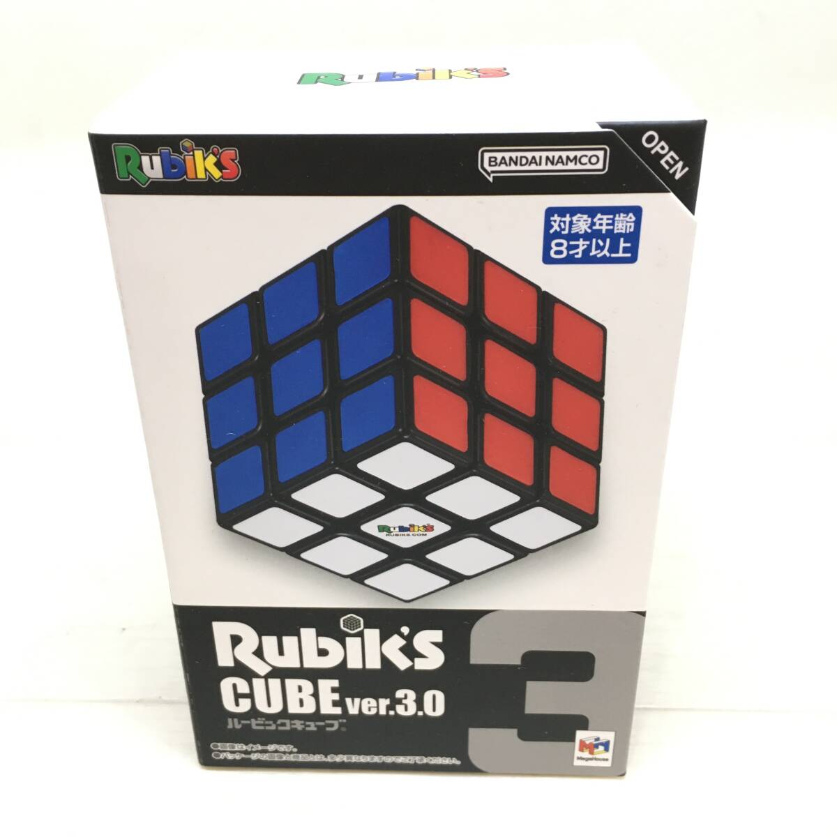 Σ未開封 BANDAI NAMCO バンダイ Rubiks CUBE ルービックキューブ ver.3.0 立体パズル おもちゃ 知育玩具 カラフル 現状品ΣK52485の画像1