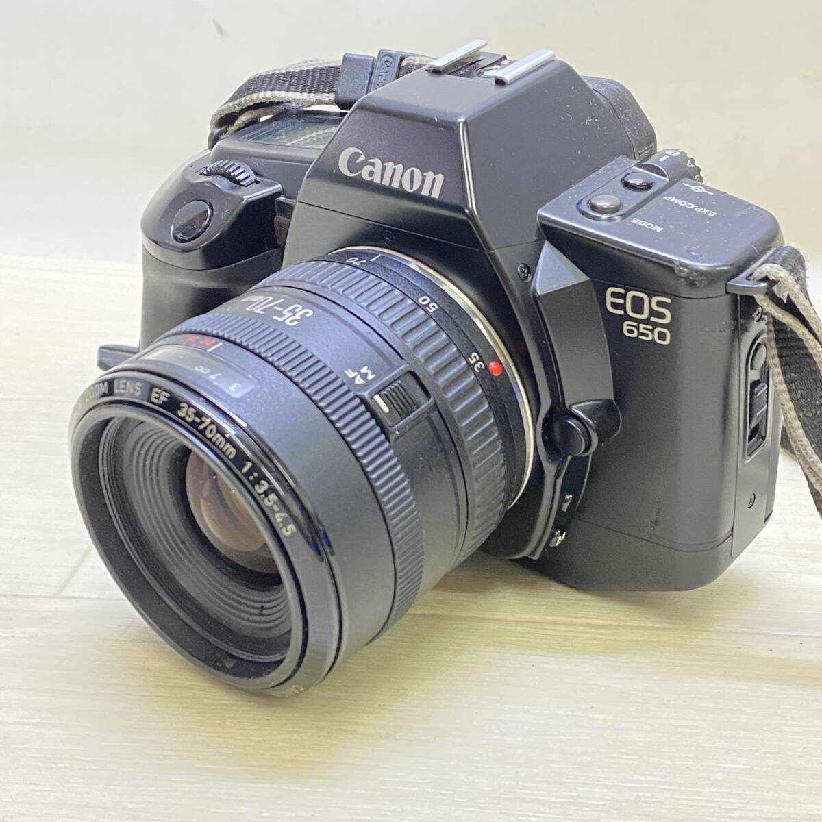 ▲ Canon キャノン EOS650 一眼レフ フィルムカメラ 動作未確認 現状品 ケースおまけ 撮影機材 保管品 ▲ R14031_画像1