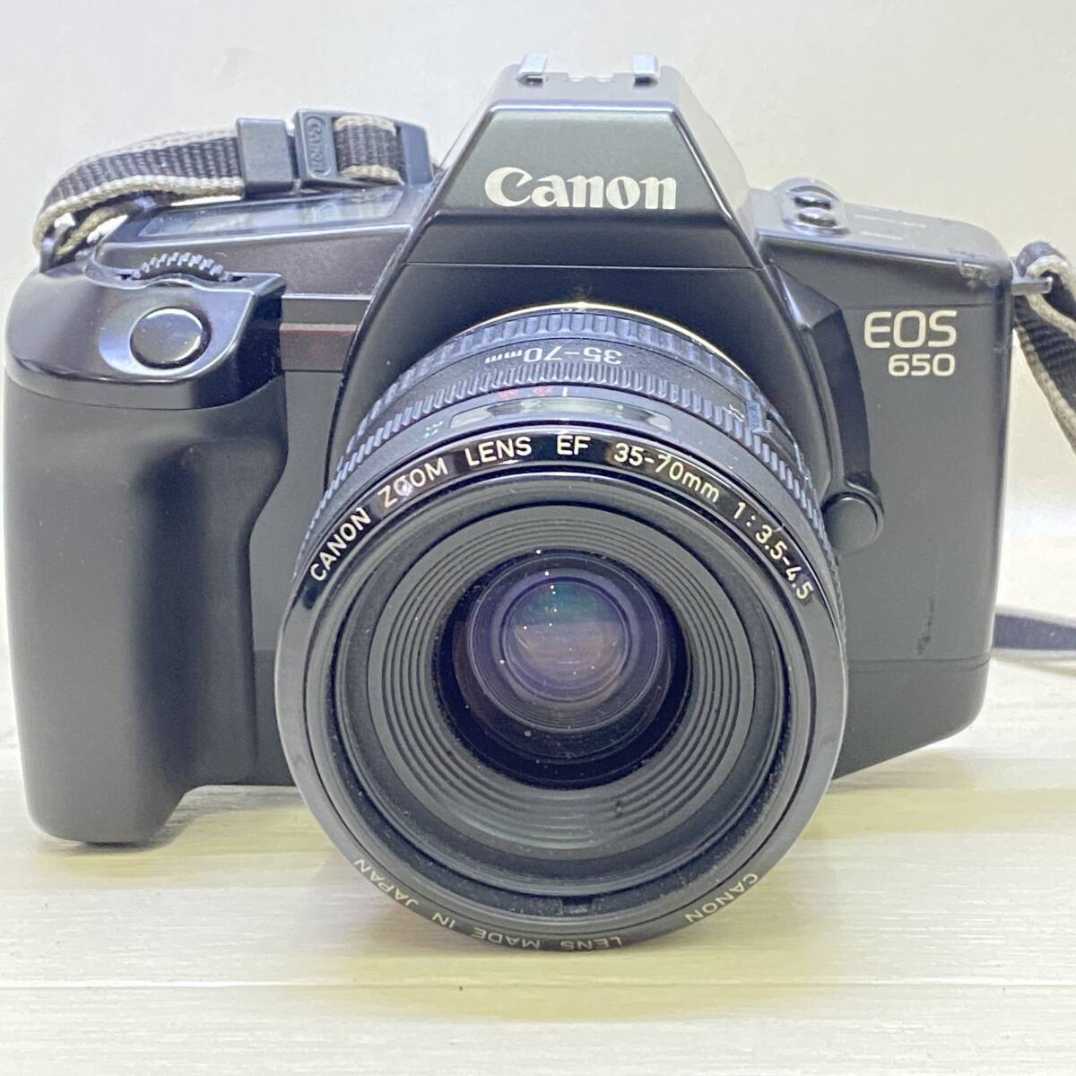 ▲ Canon キャノン EOS650 一眼レフ フィルムカメラ 動作未確認 現状品 ケースおまけ 撮影機材 保管品 ▲ R14031_画像2