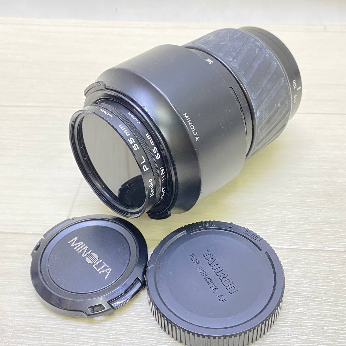 ▲ MINOLTA ミノルタ 一眼レフ レンズ Kenko MC SKYLIGHT PL55ｍｍ AF100-300 カメラ アクセサリー 周辺機器 現状品 ▲ R14032_画像2