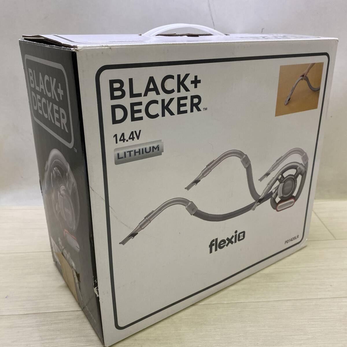 ▲ BLACK＋DECKER ブラックアンドデッカー flexiⅡ コードレス コンパクト掃除機 未使用フィルター付 2019年製 動作確認済 USED ▲ R14051_画像9