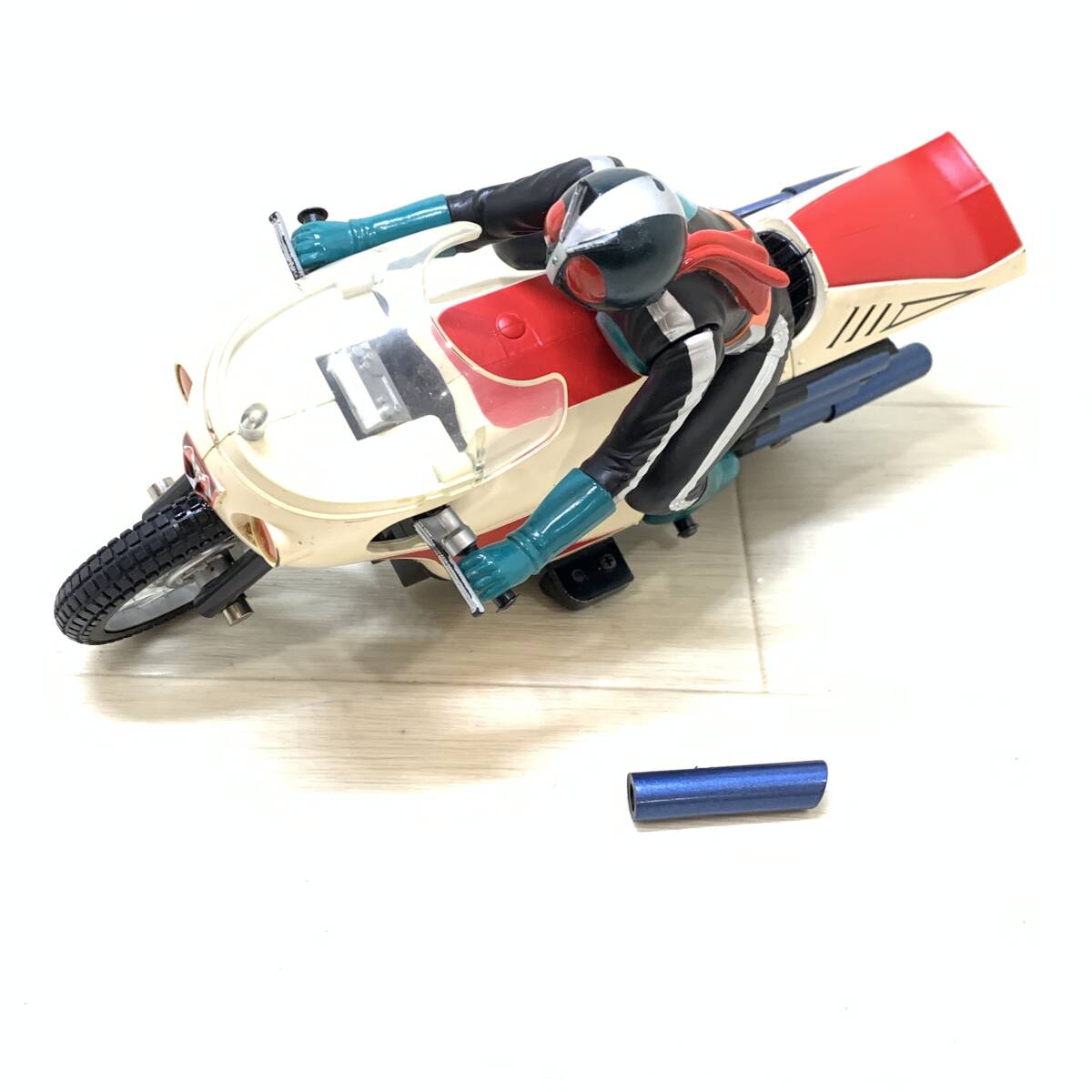 ■TAIYO 仮面ライダーサイクロン号 R/C ラジコン バイク ラジオコントロールカー ヒーロー大戦 動作状態必読 欠品有■N41716_画像2