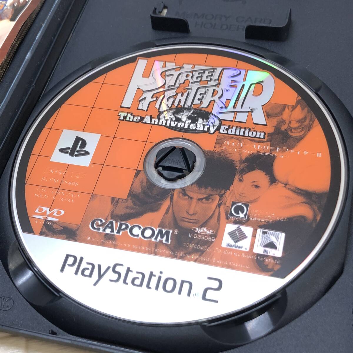 ♪送料一律185円 PlayStation2 PS2 ハイパーストリートファイターⅡ アニバーサリーエディション ゲーム ソフト 動作未確認 現状品♪K23354の画像4