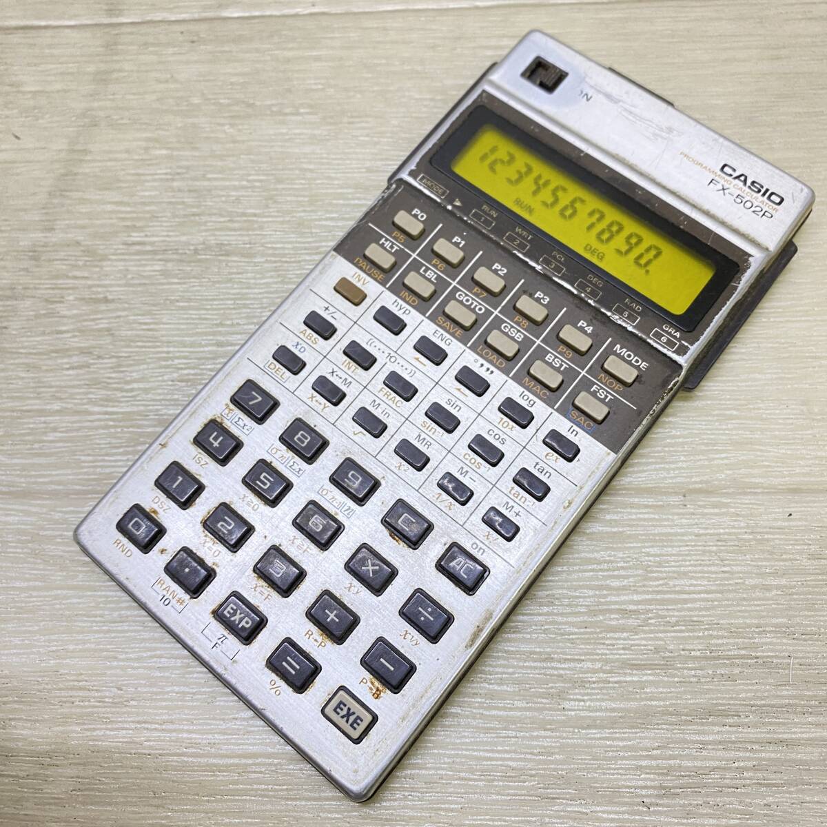 ▲ 希少 CASIO カシオ FX-502P レトロ 関数電卓 FA-1 セット プログラム電卓 専門職 簡易動作確認 保管現状品 ▲ R14100の画像2