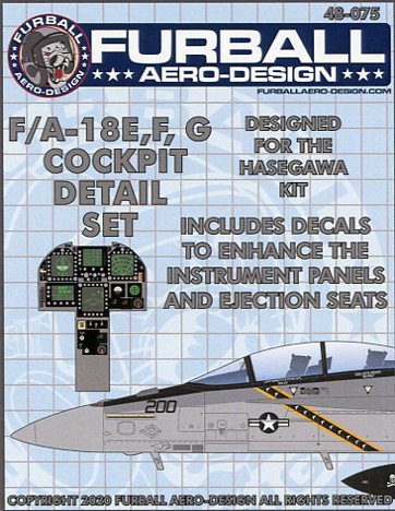 1/48 ファーボールデカール F/A-18 E/F & EA-18G用 コクピットの画像1