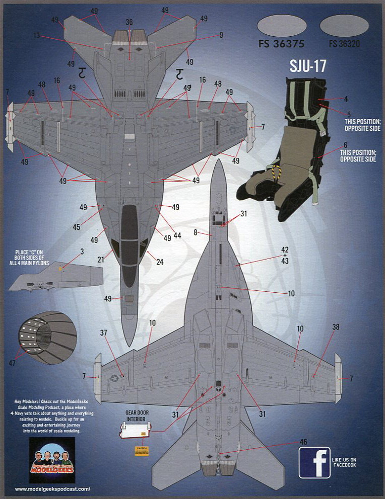 1/48 ファーボールデカール EA-18G グラウラー (4)の画像4