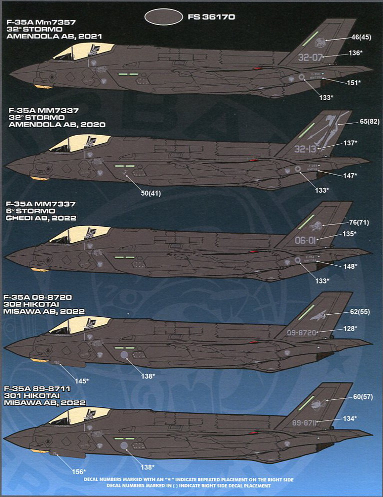 1/72 ファーボールデカール　F-35A ライトニングⅡ 空軍型_画像5