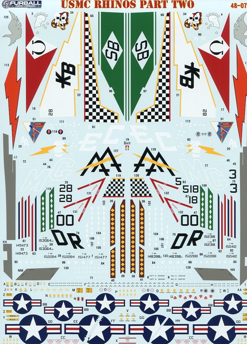 1/48 ファーボールデカール 海兵隊のF-4B ファントムⅡ (2)の画像5