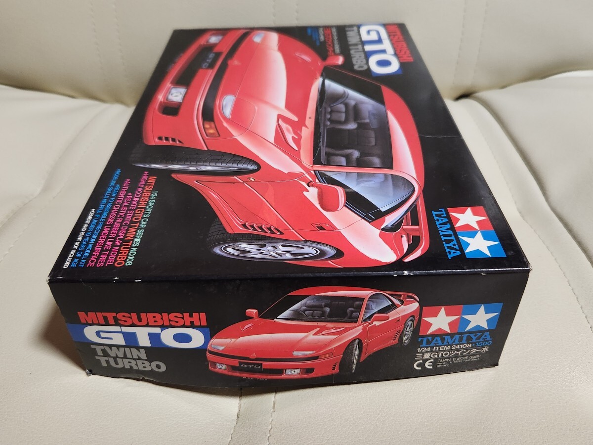 1/24　タミヤ 田宮模型　三菱GTOツインターボ　スポーツカーシリーズNo.108 フルディスプレイモデル　未組立品_画像3