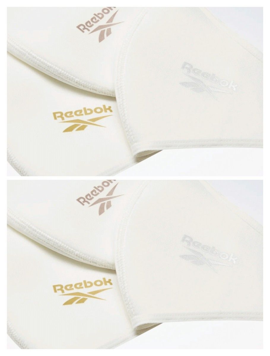 ［新品未開封］Reebok フェイスカバー 6枚セット【F】マスク ホワイト