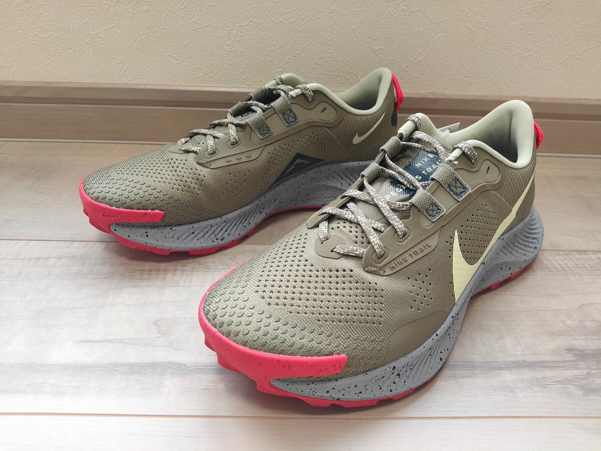 27cm 新品 NIKE PEGASUS TRAIL 3 ナイキ ペガサストレイル ペガサス トレイル 緑 モスグリーン オリーブグリーン OLIVE DA8697-301_画像1