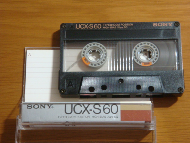 ソニー UCX-S 60分 ハイポジ カセットテープ SONY UCX-S 60 Type II High Position Audio Cassette 中古_画像3