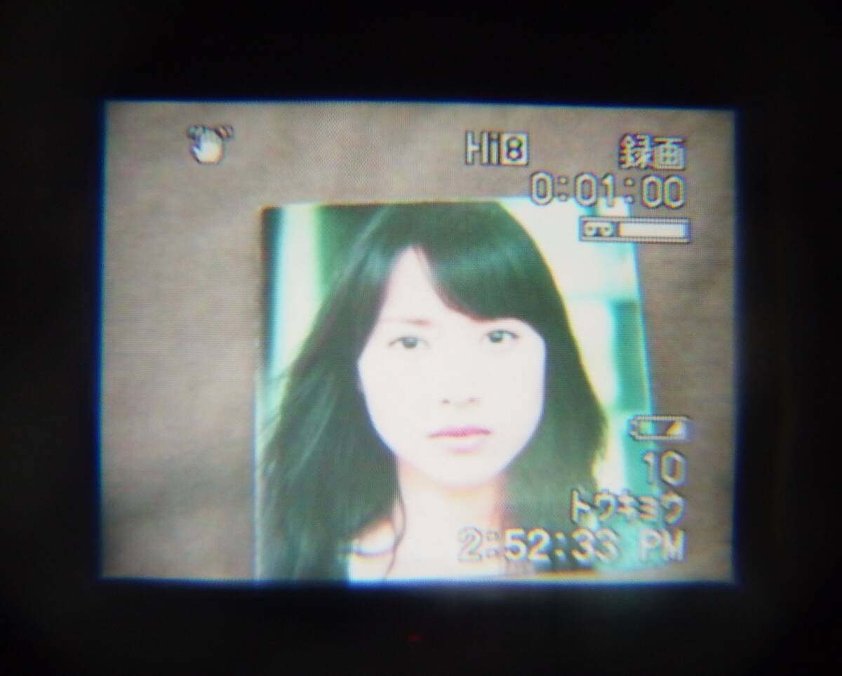 ★☆動作確認済み!! SONY Hi8ビデオカメラ CCD-TR3 オマケ付き☆★_カラーファインダーです。