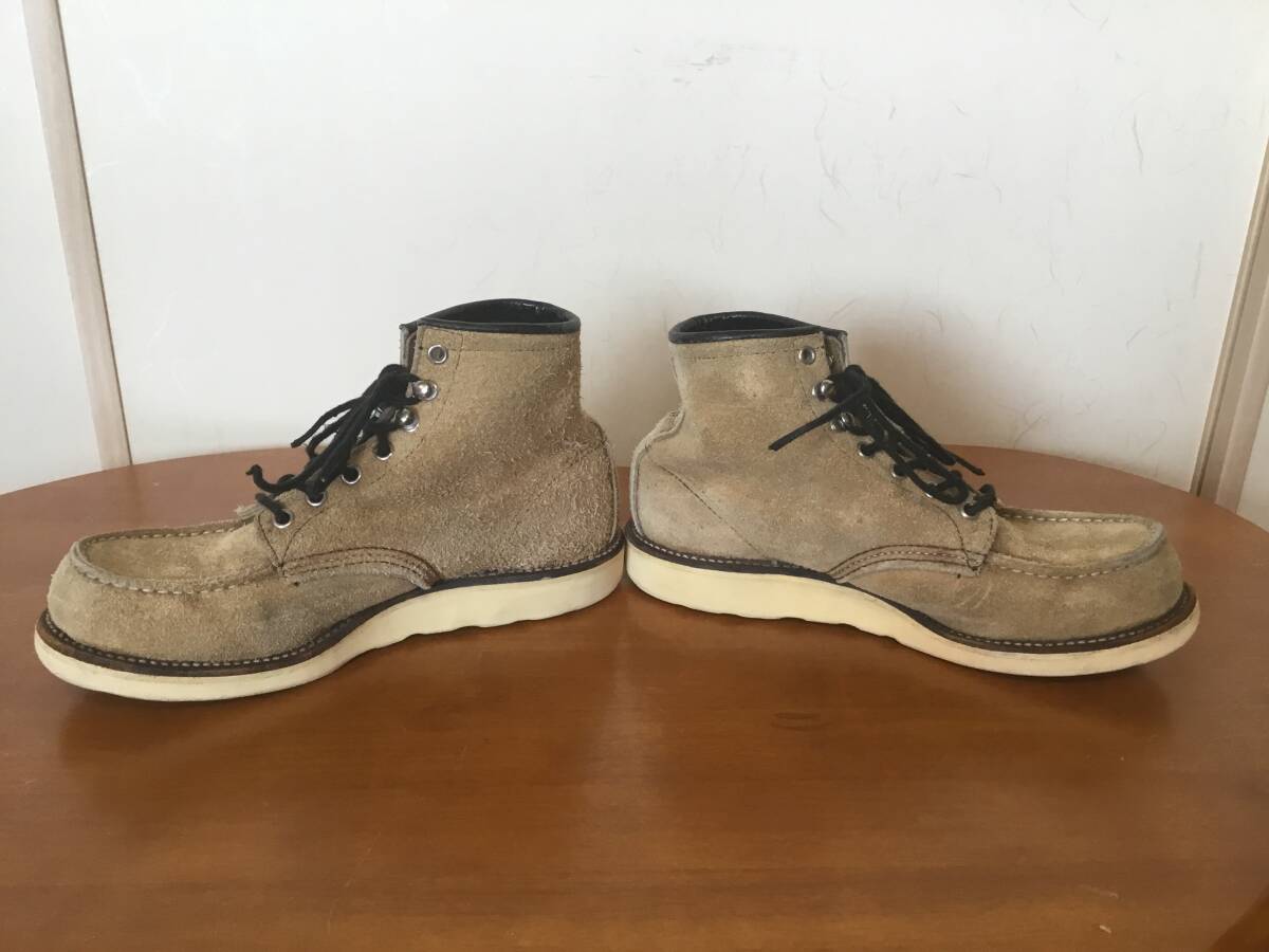 【7.5 E 犬タグ】RED WING 8173 アイリッシュセッター スエード 25.5cm レッドウィング モック ブーツ スウェード カスタム 7 1/2 E_画像6