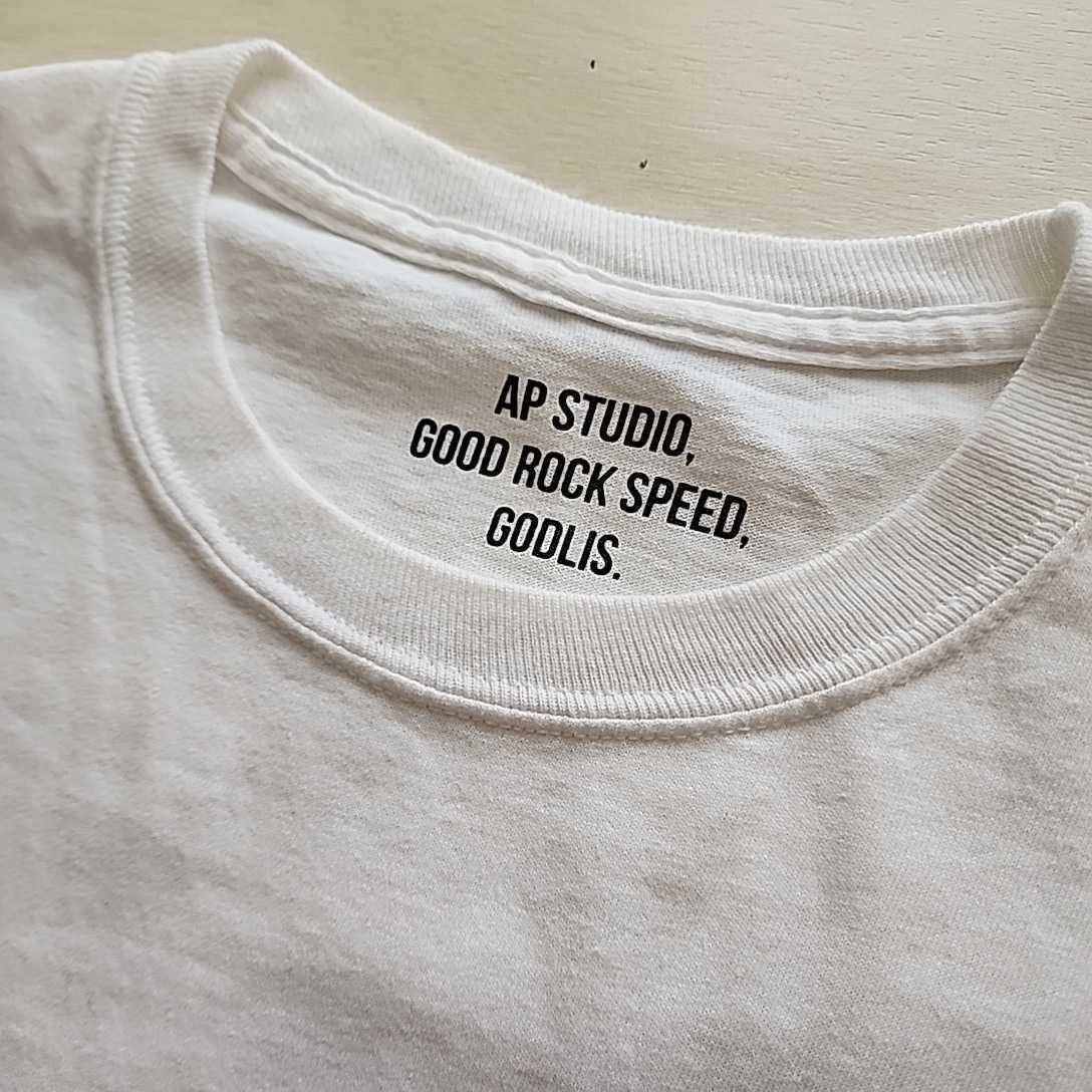 人気希少レア　AP STUDIO 購入　GOOD ROCK SPEED　グッドロックスピード　ロンT　長袖Ｔシャツ　カットソー　プルオーバー　白_画像5