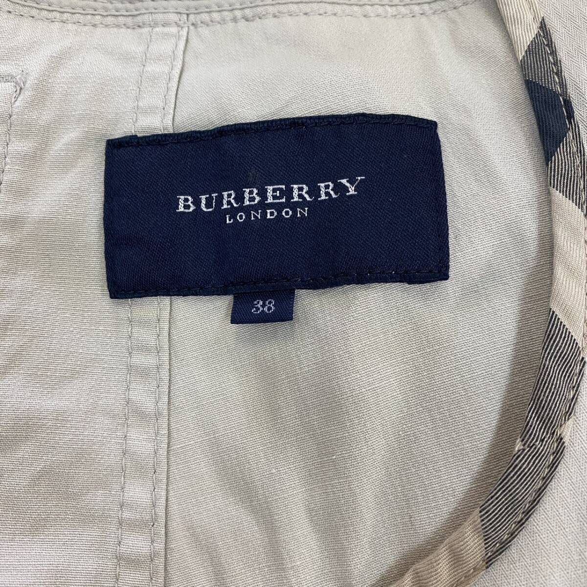 BURBERRY LONDON Burberry London tailored jacket лен . размер 38 240317D028