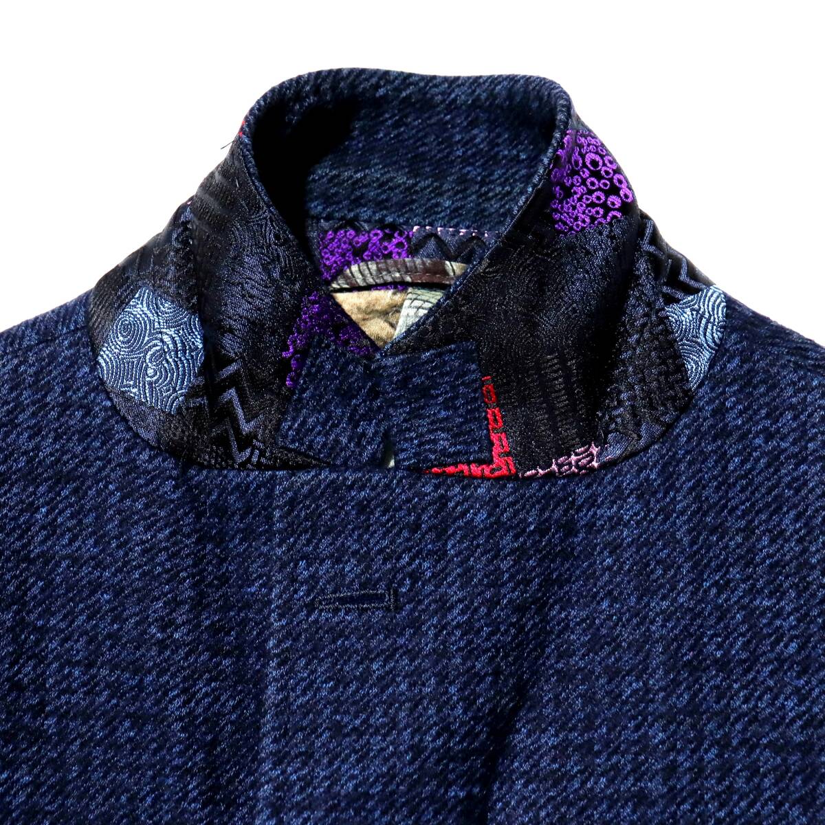  illusion. excellent article!!! top class 28 ten thousand [ETRO/ Etro ]SUPERREGGEAR NEW JERSEY* Ricci . capital .. finest quality jersey - material * through year finest quality navy jacket 44 S