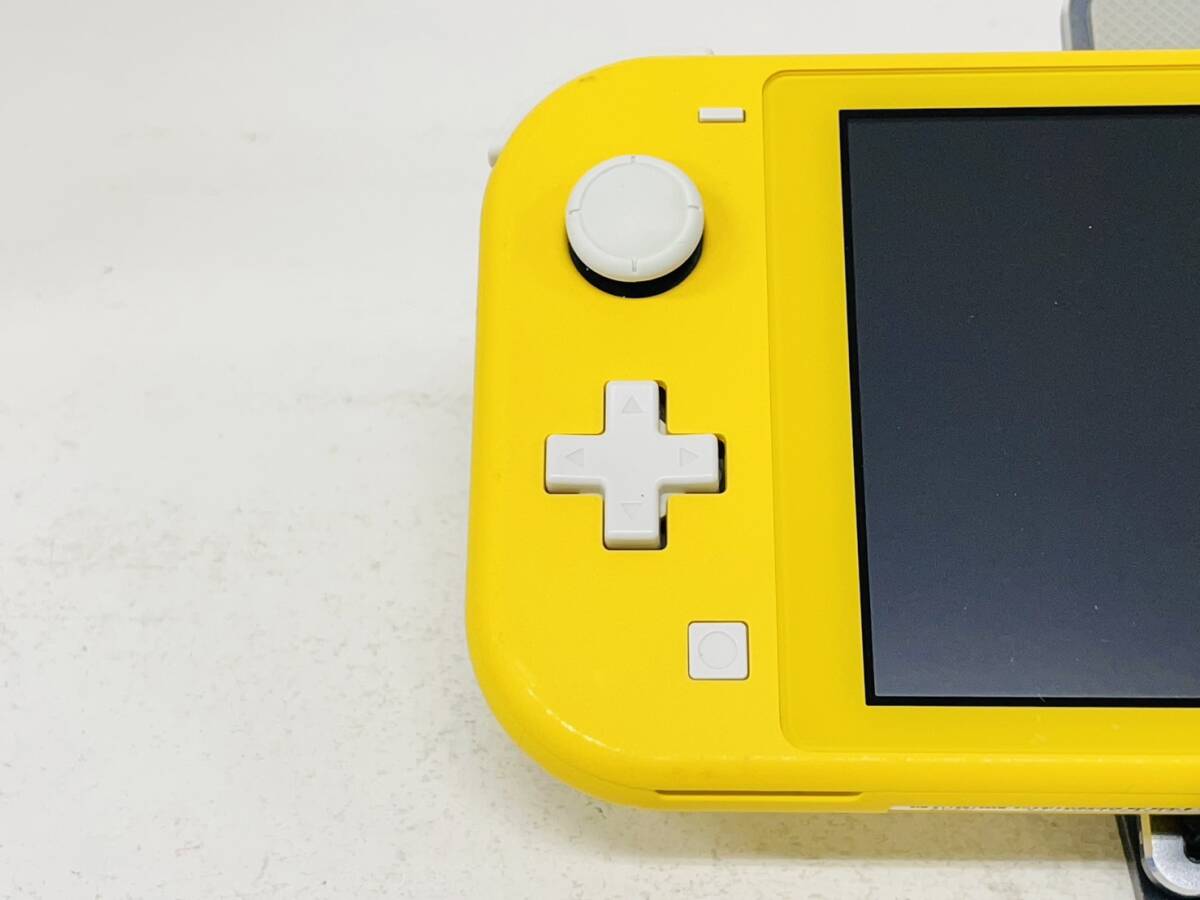 Nintendo Switch Lite イエロー 箱 充電器 内箱 有 動作確認済み W-1_画像3