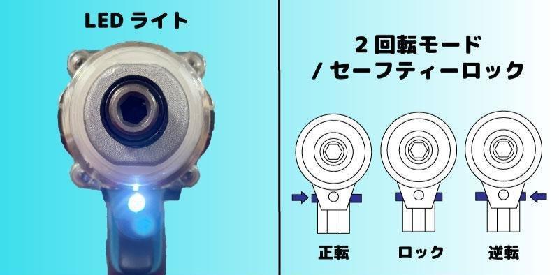 インパクトドライバー フランジレスモーター仕様　バッテリ―2個付き　MAKITA　マキタ バッテリー対応 ドリルドライバー　送料無料_画像4