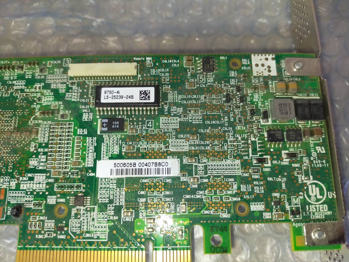 ★RAID コントローラー★LSI 3Ware SAS 9750-4i LSI00216 6G/s HDD RAIDボード PCI-Express SATA RAIDコントローラー パソコン PC A77の画像4