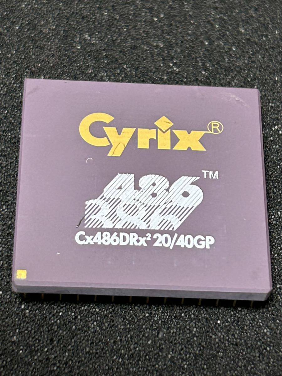 Cyrix Cx486 DRx2 20/40GP 20/40MHz 386DX互換 動作確認済み_画像1