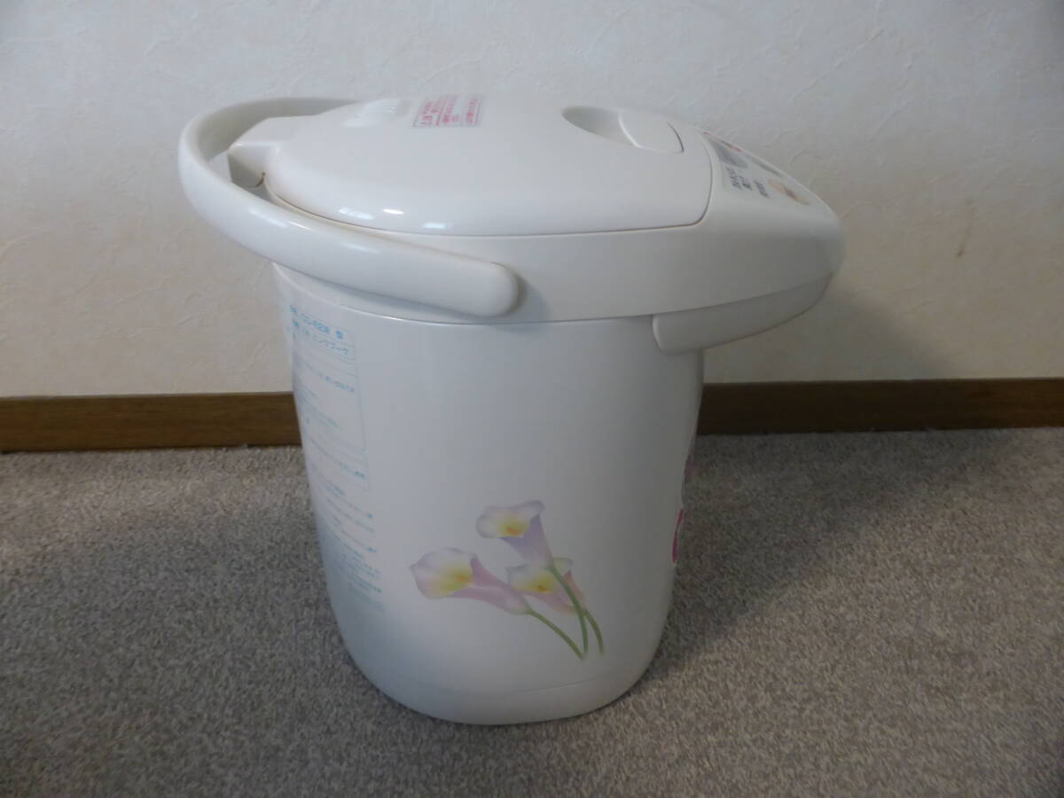 * new goods unused Zojirushi microcomputer electric hot‐water supply pot 3.0 liter high temperature 98*C heat insulation finger one pcs ... push only CD-EE30 ZW pink bouquet ZOJIRUSHI