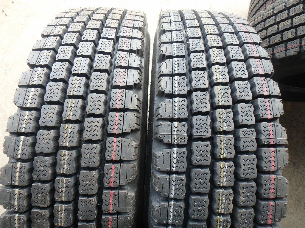 C615-2 新品 2023年製 送料無料【225/80R17.5 123/122】ブリヂストン W910 スタッドレス 2本_画像1