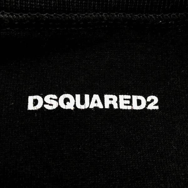 DSQUARED2 RN154143 sweatshirt スエット トレーナー 裏起毛 長袖 プリント ロゴ カジュアル XXL ディースクエアード2 トップス A3953◆の画像9