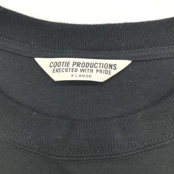 COOTIE PRODUCTIONS ロンT ビッグTシャツ ロゴ プリント オーバーサイズ カットソー ストリート メンズ XL クーティー トップス A4019◆_画像6