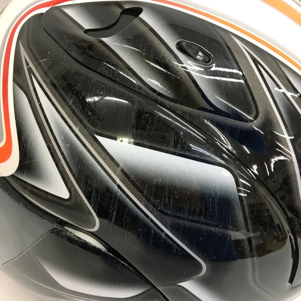Arai RX-7RR4 Ducatiカラー 除菌消臭済 オートバイ バイカー Sサイズ ブラック/ホワイト アライ ドゥカティ バイク用品 N18666H●_画像8