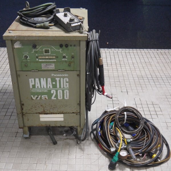 引取限定 パナソニック 交直両用TIG溶接機 PANA-TIG WS200 YC-200TWS-4 単相200V Panasonic 訳あり 返品不可 通電確認のみ ≡DT4188の画像1